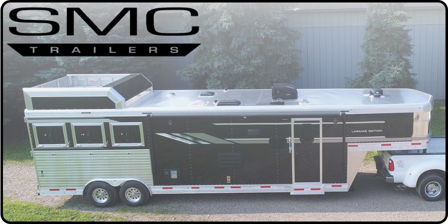 SMC Trailers - SMC living quarter horse trailers for sale