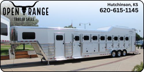 Kansas Horse Trailer Dealer Open Range Trailers Cimarron Living Quarter Horse Trailers