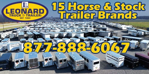 Leonard Truck and Trailer Ohio horse trailers for sale