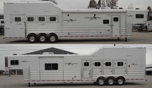 platinum coach horse trailers