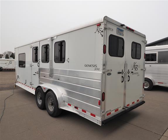 Used 2005 Kiefer Built Horse Trailer Goodrich Trailer Sales Elk Mound WI