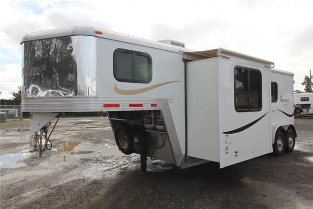 Bison Ramp Used 2010 Bison Trailer Horse Trailer Double J Trailers, Inc Woodland WA